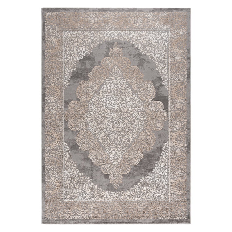 Sehrazat LEXA 4000 Gray Beige Exquisite designer carpet in gray beige for sophisticated interiors