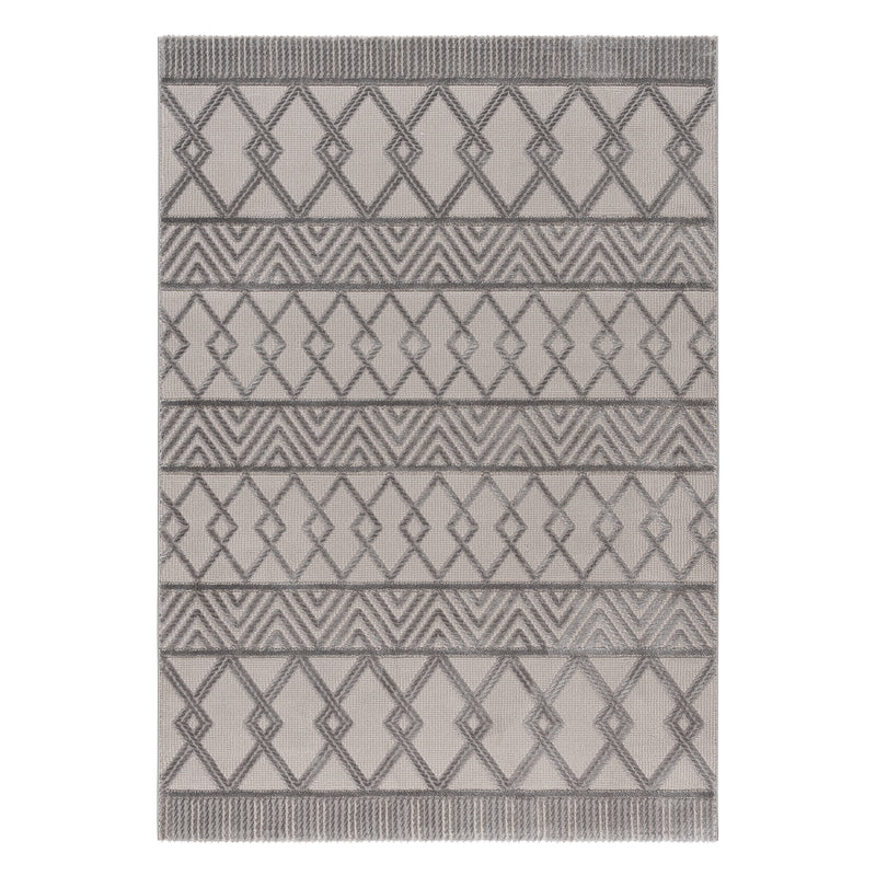 Sehrazat PREMIUM LUXURY COLLECTION - Moderner Designer Teppich Serie 6200 Grey mit 3D-Effekt