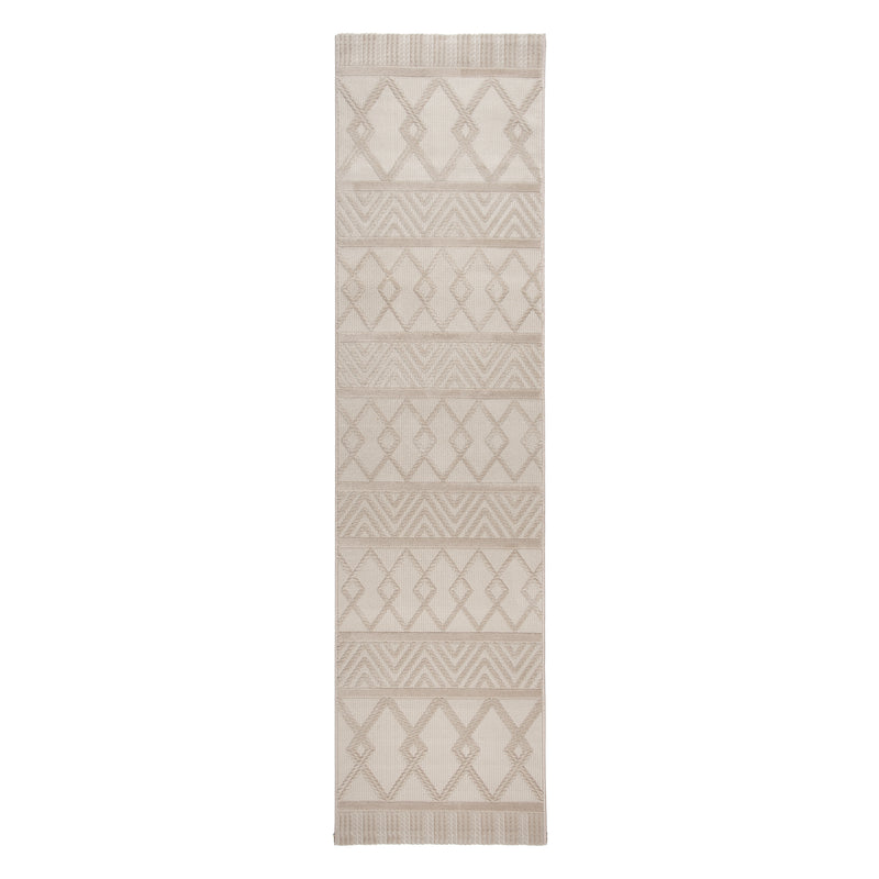 Sehrazat PREMIUM LUXURY COLLECTION - Moderner Designer Teppich Serie 6200 Beige mit 3D-Effekt