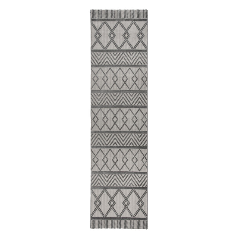 Sehrazat PREMIUM LUXURY COLLECTION - Moderner Designer Teppich Serie 6200 Grey mit 3D-Effekt