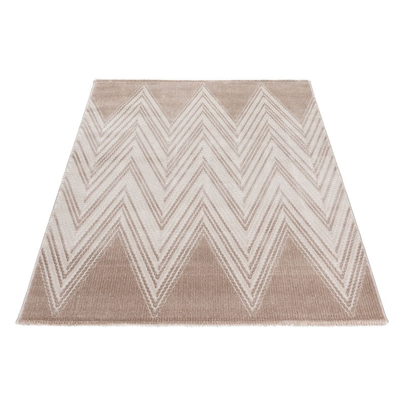 Sehrazat PREMIUM LUXURY COLLECTIE - Modern designtapijt serie 6500 beige met 3D-effect