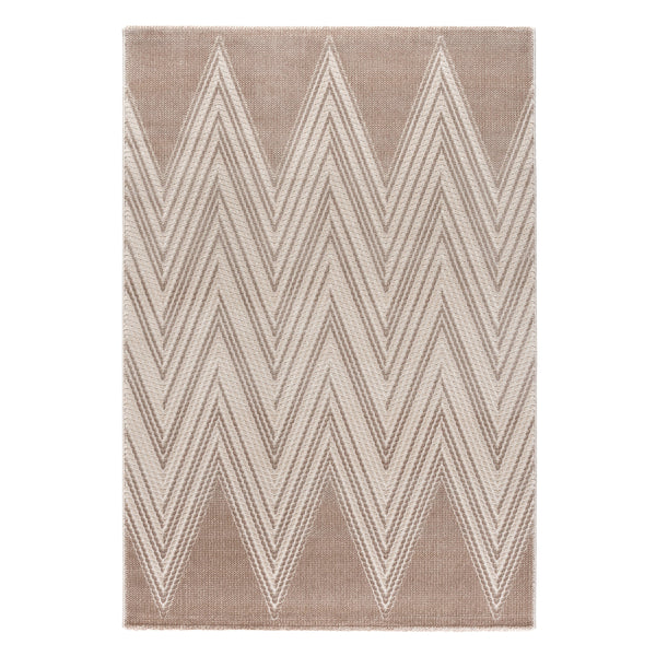 Sehrazat PREMIUM LUXURY COLLECTION - Moderner Designer Teppich Serie 6500 Beige mit 3D-Effekt