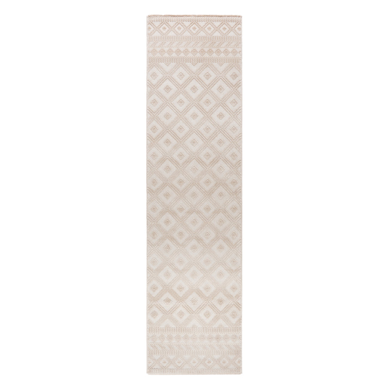 Sehrazat PREMIUM LUXURY COLLECTION - Moderner Designer Teppich Serie 6700 Beige mit 3D-Effekt