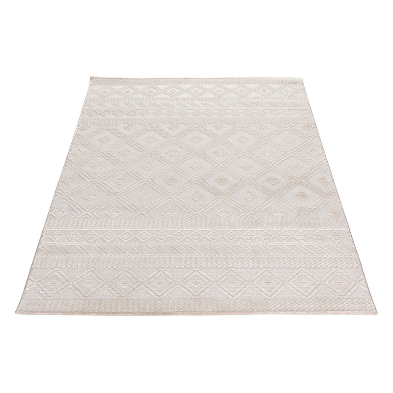 Sehrazat PREMIUM LUXURY COLLECTIE - Modern designtapijt serie 6700 beige met 3D-effect