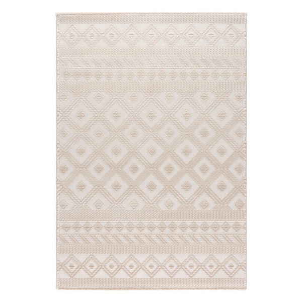 Sehrazat PREMIUM LUXURY COLLECTIE - Modern designtapijt serie 6700 beige met 3D-effect