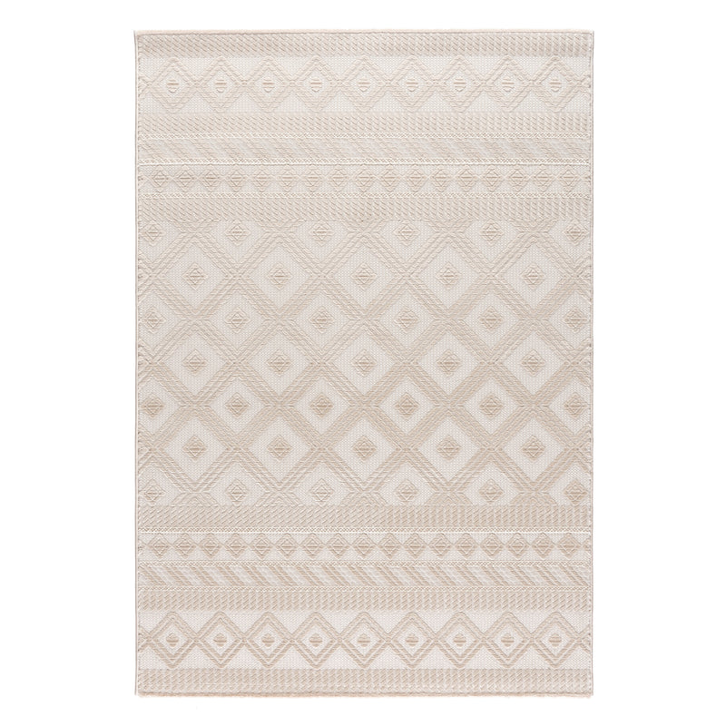 Sehrazat PREMIUM LUXURY COLLECTION - Moderner Designer Teppich Serie 6700 Beige mit 3D-Effekt