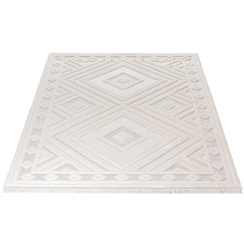 Sehrazat carpet series Oslo 9840 cream - modern short pile collection 2023/2024 in various sizes