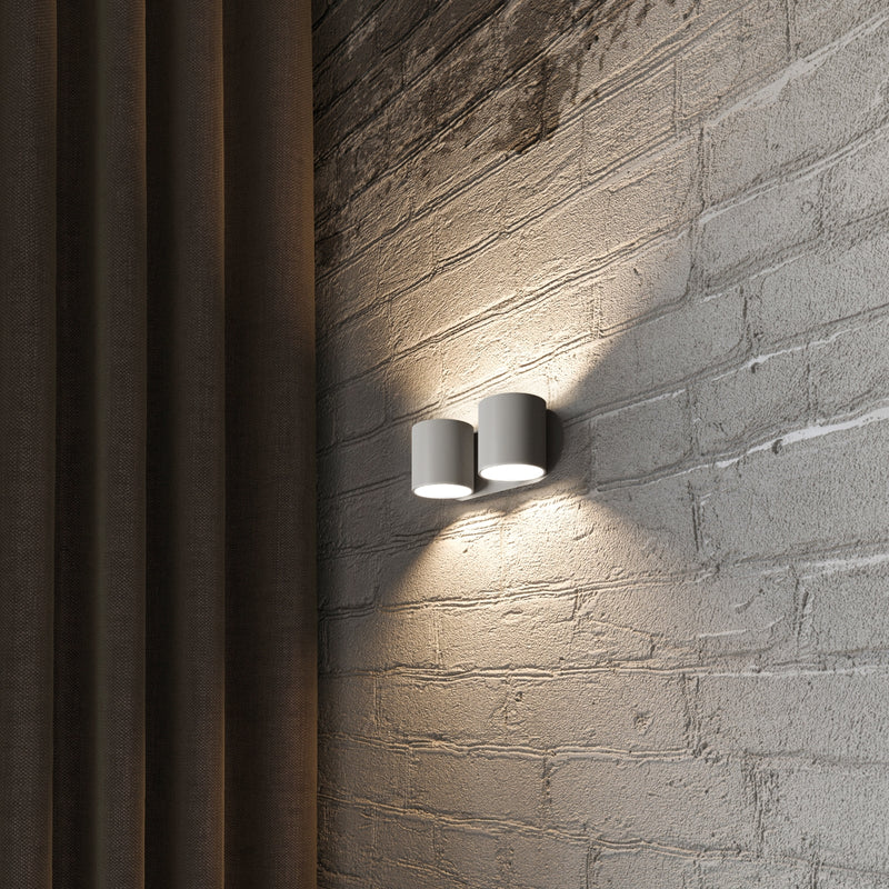 Wall light ORBIS 2 gray