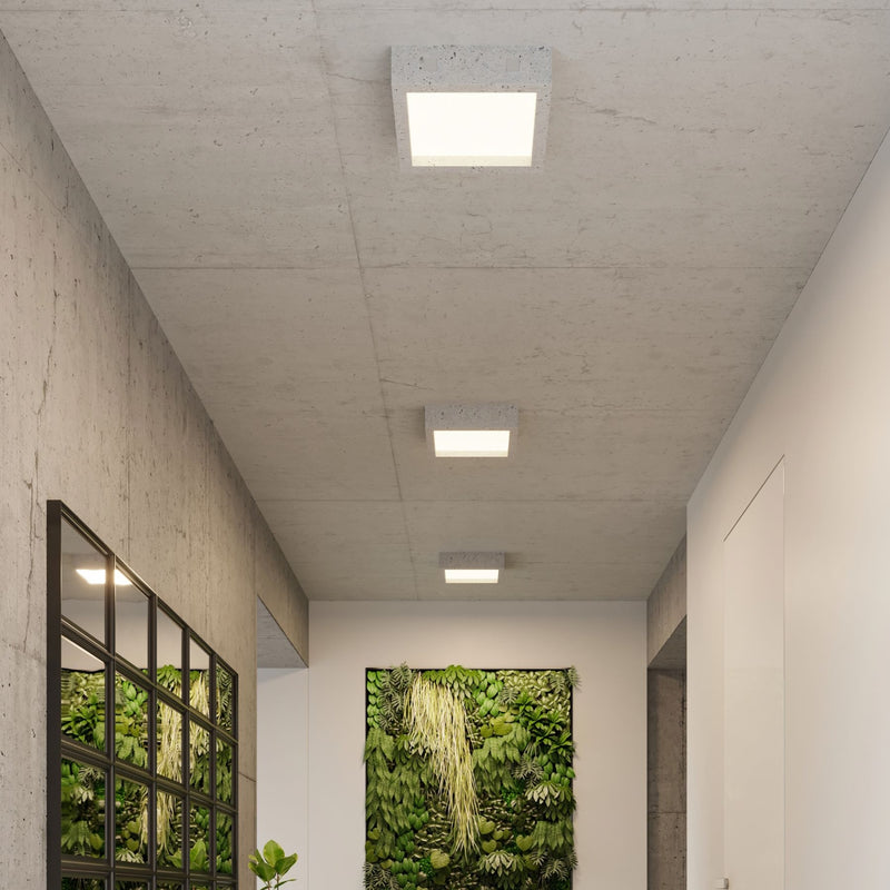 RIZA concrete ceiling light