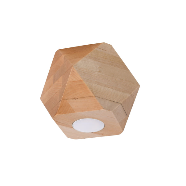 Ceiling light WOODY 1 natural wood
