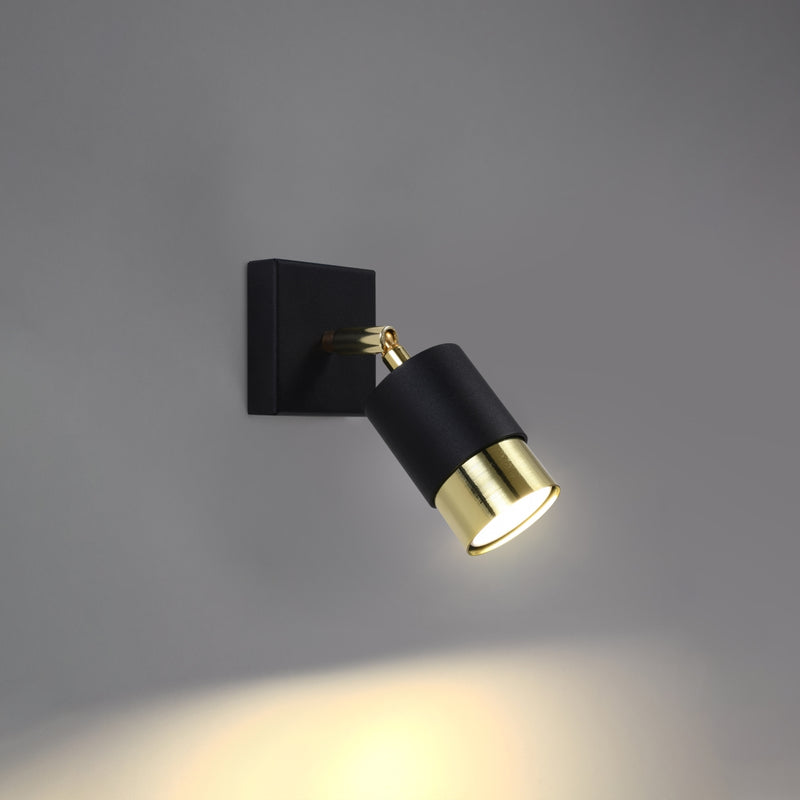NERO wandlamp zwart/goud