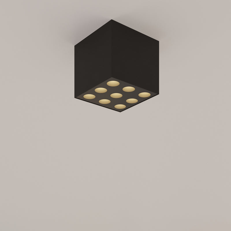 Ceiling light OZZY black LED