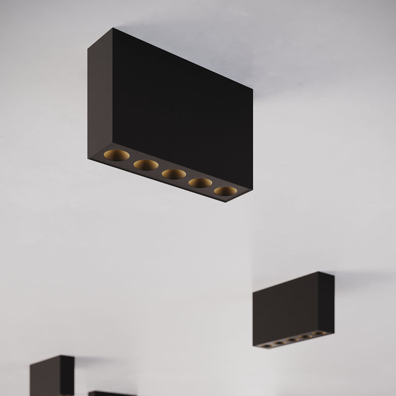 Plafondlamp SOLE zwart LED
