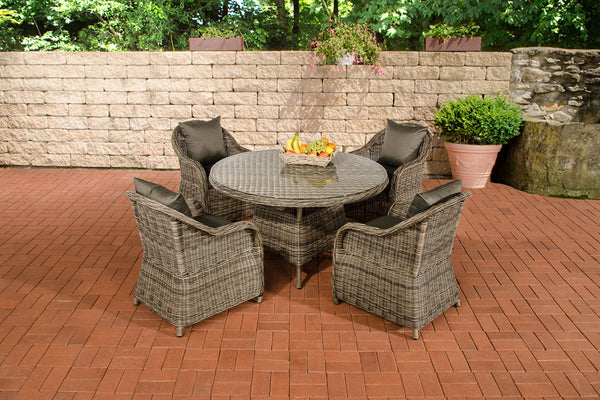 Polyrattan seating group Moa 5mm