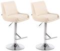 Set of 2 bar stools Club faux leather