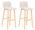 Set of 2 bar stools Hoover fabric Natura