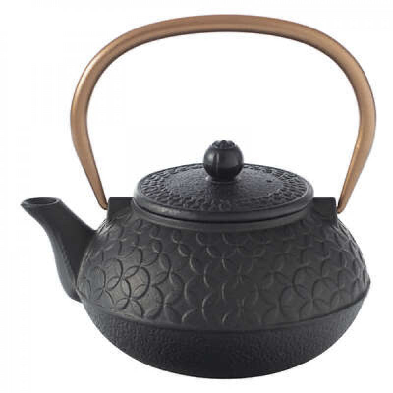 Japanese Cast Iron Teapot with Filter and Copper Handle Traditional Design 1000ml Tea Kettle Tea Maker Tea Maker
