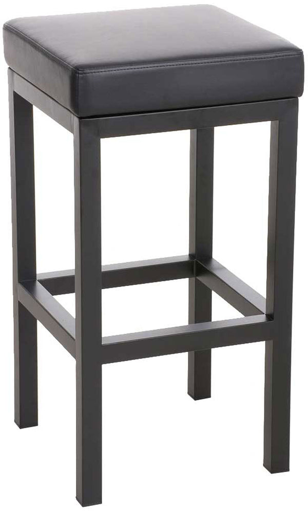 Bar stool Taylor in faux leather, seat height 85cm