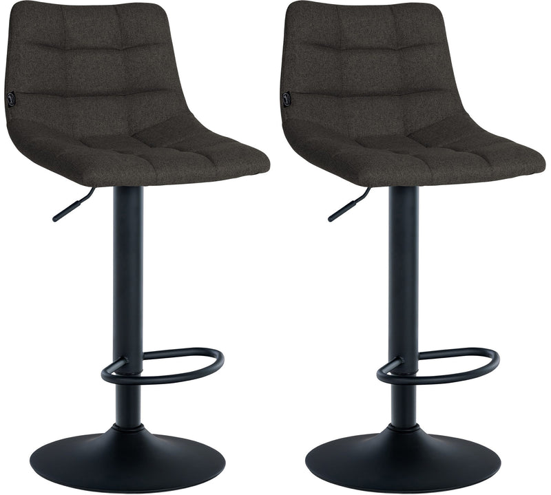 Set of 2 bar stools Jerry fabric