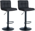 Set of 2 bar stools Feni faux leather