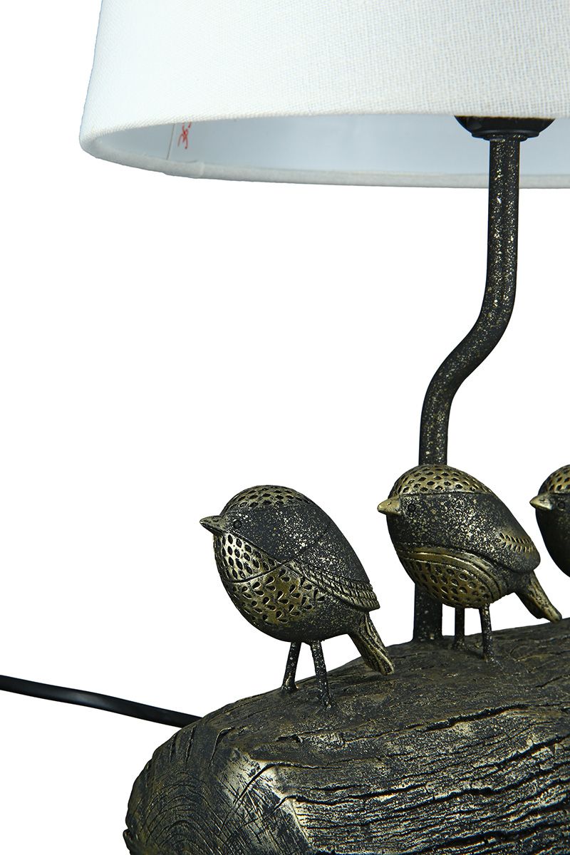 Guild Table Lamp Poly Lamp Birds Woody