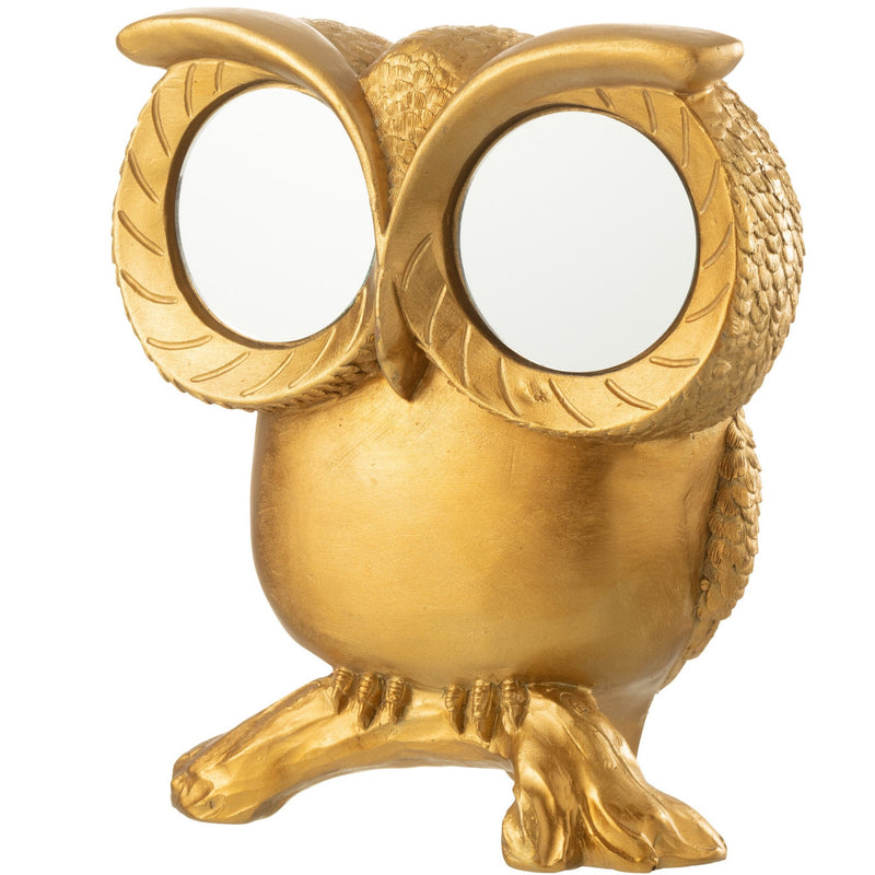 Spaarpot 'Owl Shine' Decoratieve uil met spiegelogen