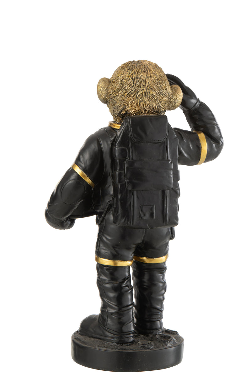 Monkey Astronaut Figuur Hoogte 32cm Handbeschilderd Premium Kwaliteit