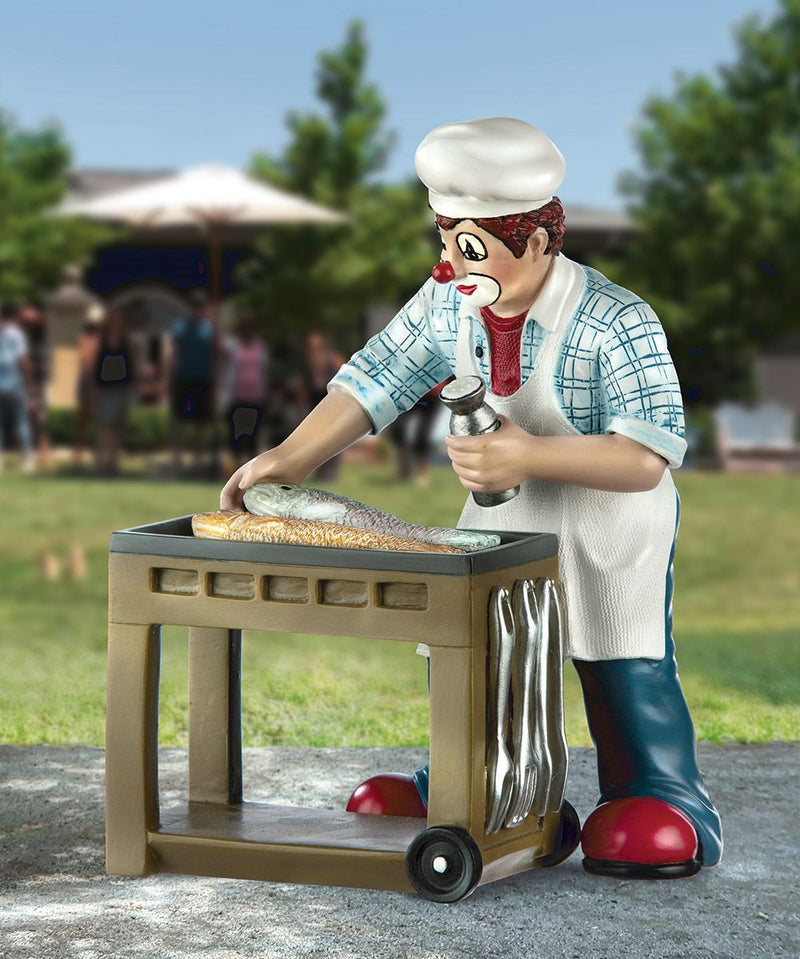 Grilling fun with the Clown Grillprofi Collector's item Handmade