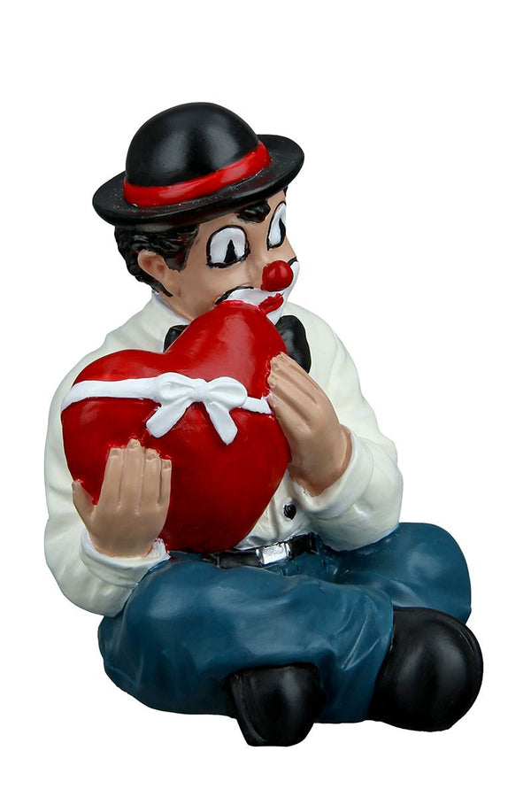 Clown package "Heartfelt greetings" – hand-painted collector's figure by Gilde handwerk