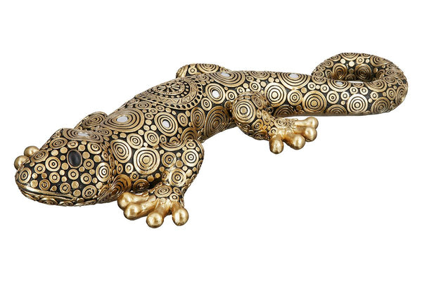 Set van 2 Polyresi Gecko Tarentola Handgemaakt Lengte 37cm