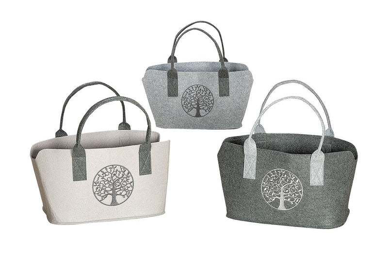 Felt bag "Tree of Life" shopping bag tote bag, handbag, gift, shopping bag, tree width 40cm felt