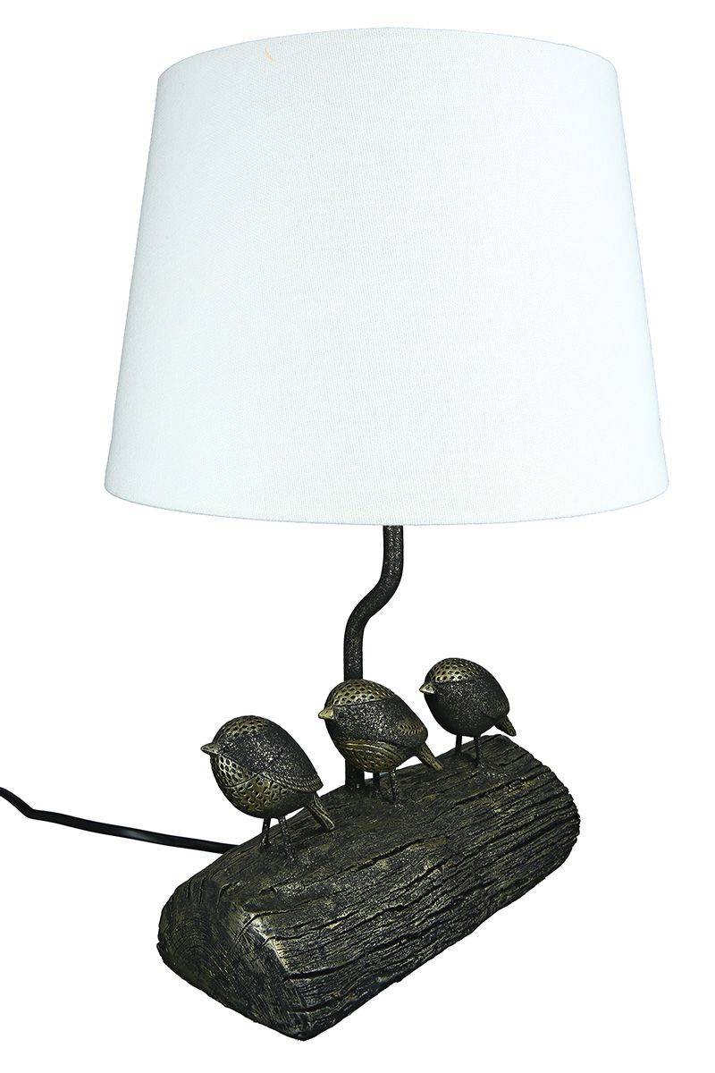 Guild Table Lamp Poly Lamp Birds Woody