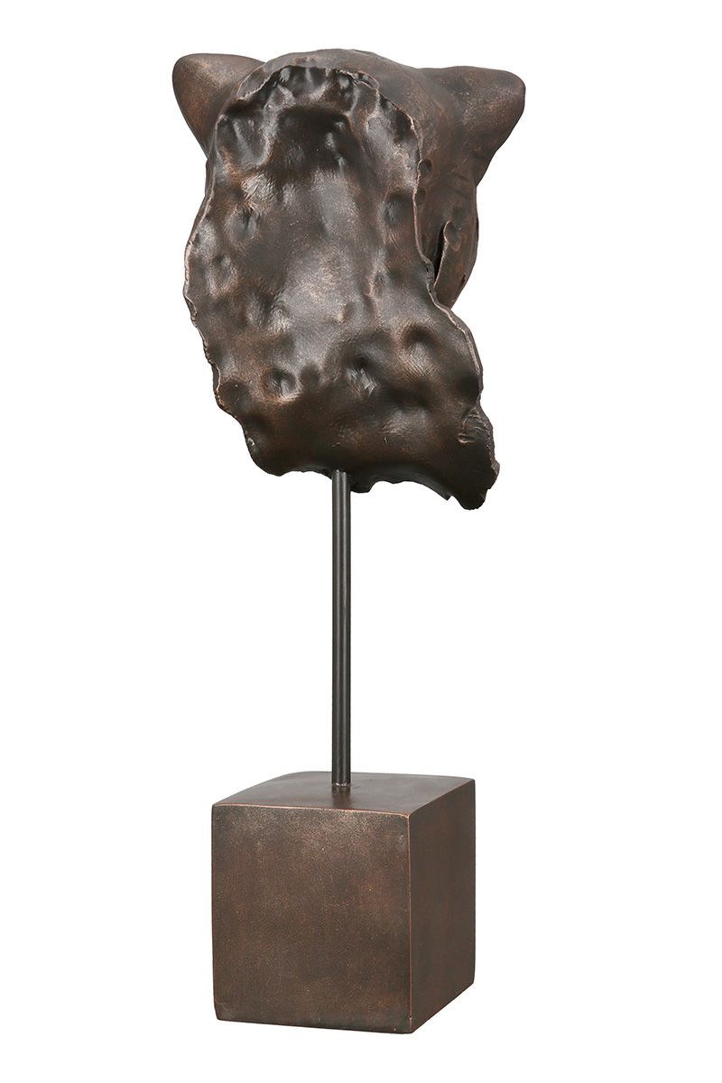 Poly Skulptur Leopard Tiger Löwe Antique antik bronzefarben NEUHEIT