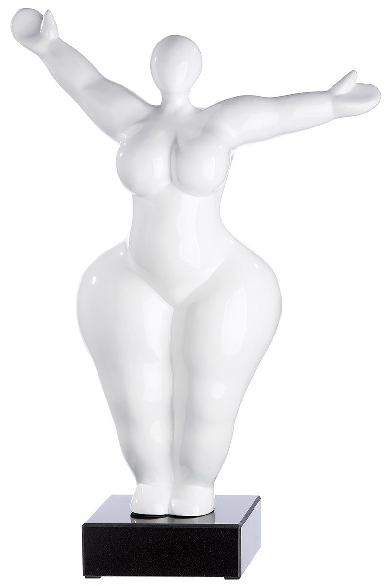 Lady Marleyn - eine wunderschöne Skulptur auf Marmorbase Höhe 54cm