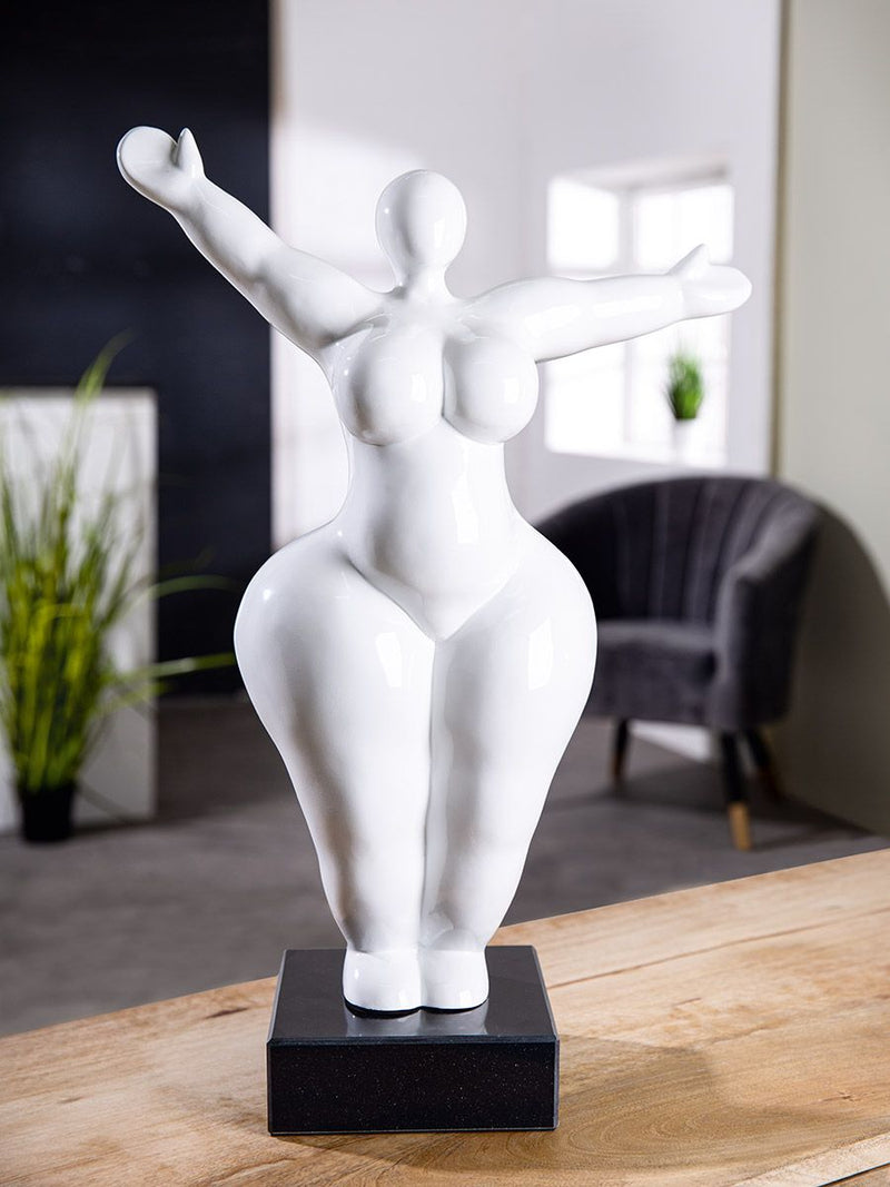 Lady Marleyn - a beautiful sculpture on a marble base, height 54cm