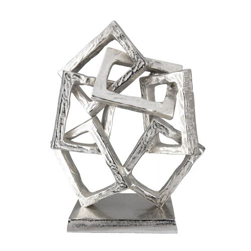 Aluminum object "Square" - Unique symmetry and beauty