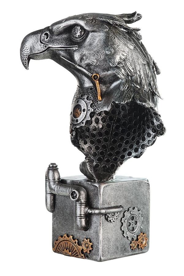 Set poly sculpture Steampunk Eagle eagle height 27cm