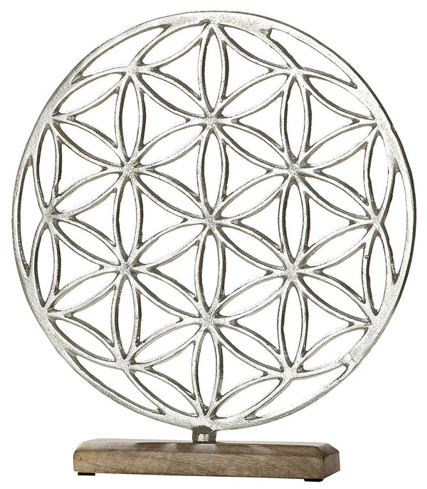 Flower of life Flower of life on a wooden base made of mango, height 36 cm
