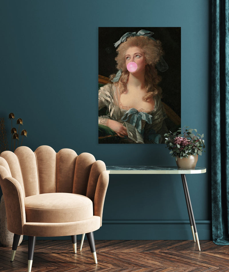 Chewing Gum Madam: Premium quality paintings for a museum experience at home