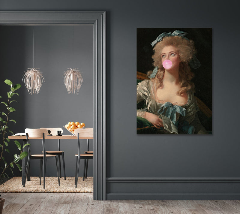 Chewing Gum Madam: Premium quality paintings for a museum experience at home