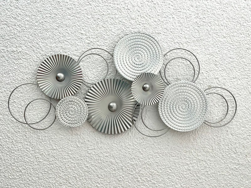 3D wanddecoratie Sixo wanddecoratie cirkels 83x38 cm &gt;&gt; B goederen &lt;&lt;