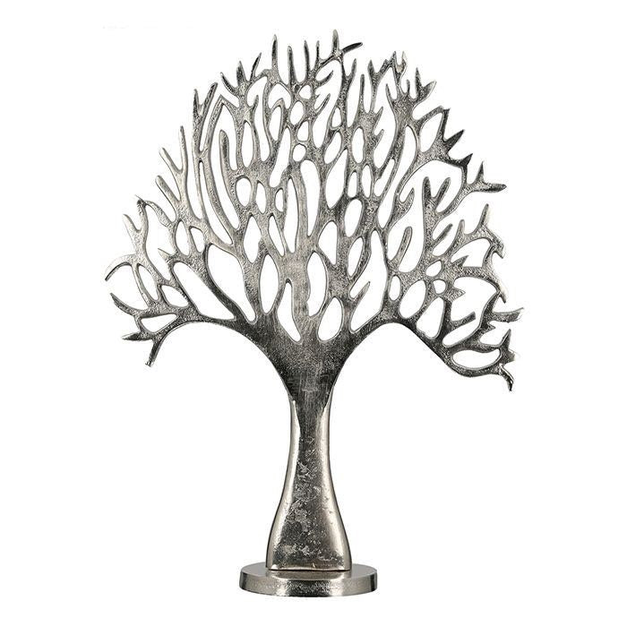 Elegance kwaliteitsbeeld levensboom aluminium antiek finish 51cm of 62cm