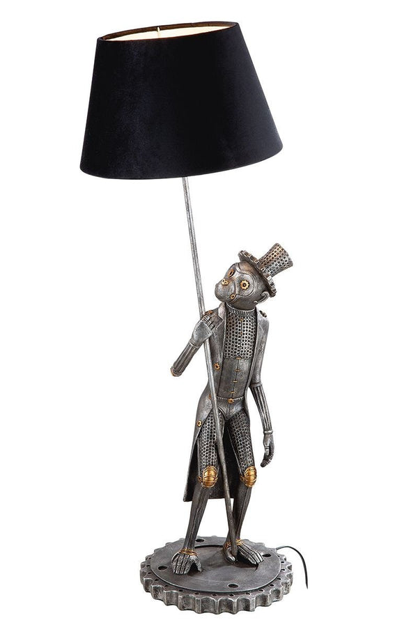 Tischlampe Steampunk MONKEY aus Poly Höhe 90cm