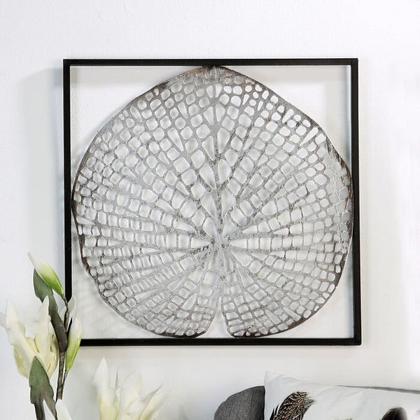 Wall decoration Leaf made of metal - elegant addition to your wall