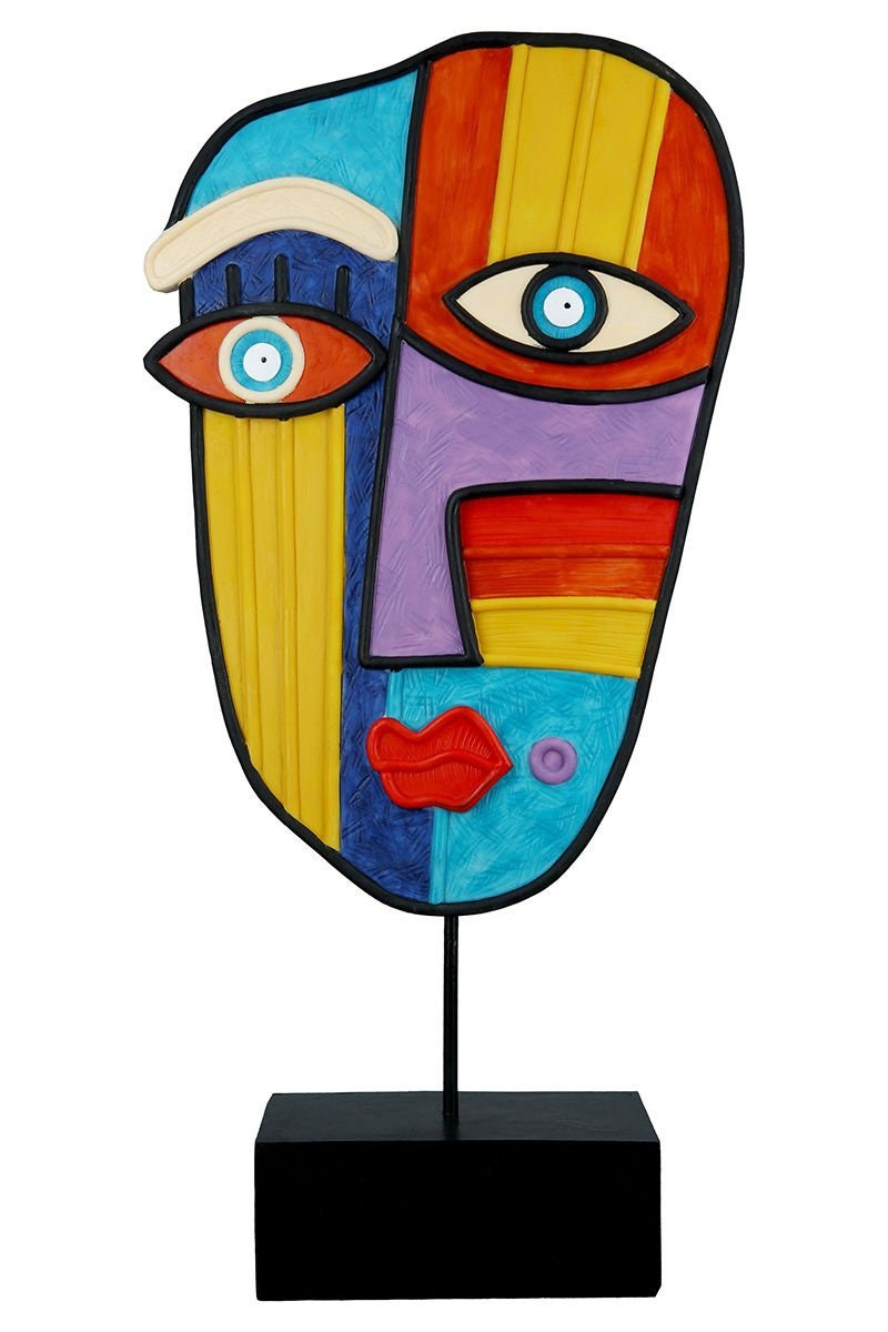 Exclusive set of 2 handmade sculptures “Abstract” - a unique piece of modern art for your home
