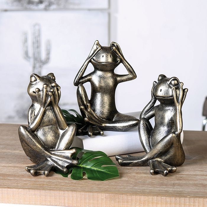 The 3 Wise Frogs - Inspired by the ancient Chinese proverb