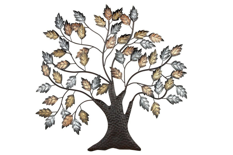Set of 2 3D wall decoration tree of life hand-painted height 70cm