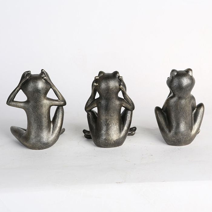 The 3 Wise Frogs - Inspired by the ancient Chinese proverb