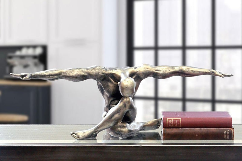 3D figure "Klippenhanger" Cliffhanger antique width 60cm gymnastics gym climbing climber