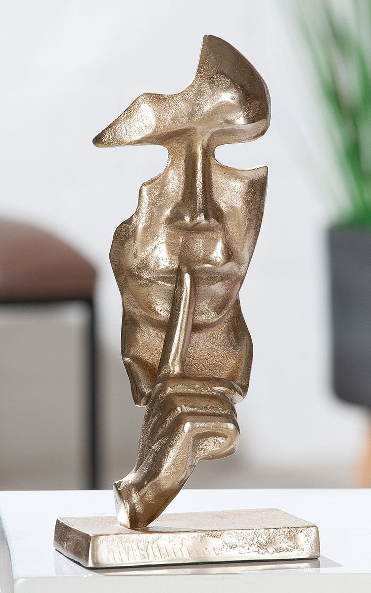 Decoratief object "Nostro" champagnekleurig van aluminium - Een stijlvol cadeau-idee van Gilde